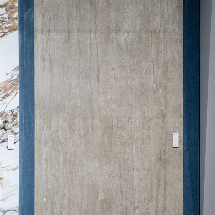Glazed Polished Surface Sintered Stone Slab Porcelain Floor Tiles Acid Resistant