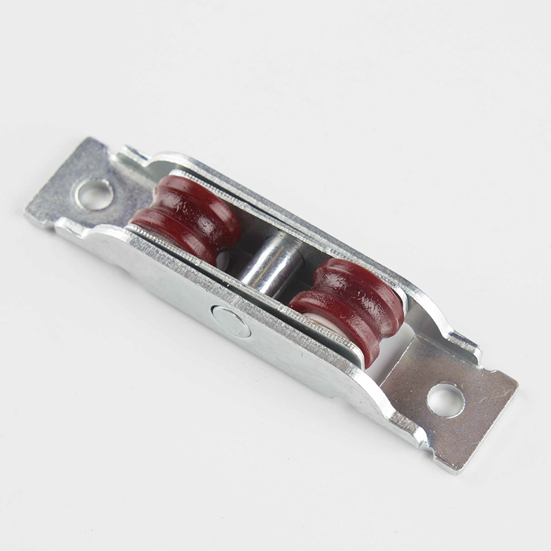 Hotel Villa Apartment Office Building 65mm Nylon Wheel UPVC Double Sliding Window Roller