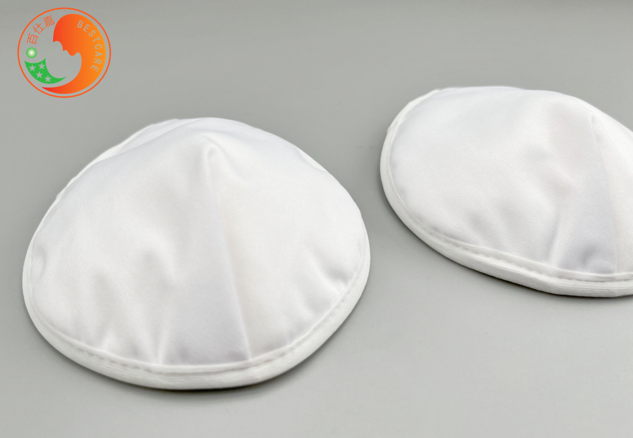 Drop Shape Washable Breast Pads Milk Feeding OEM Reusable Nipple Pads