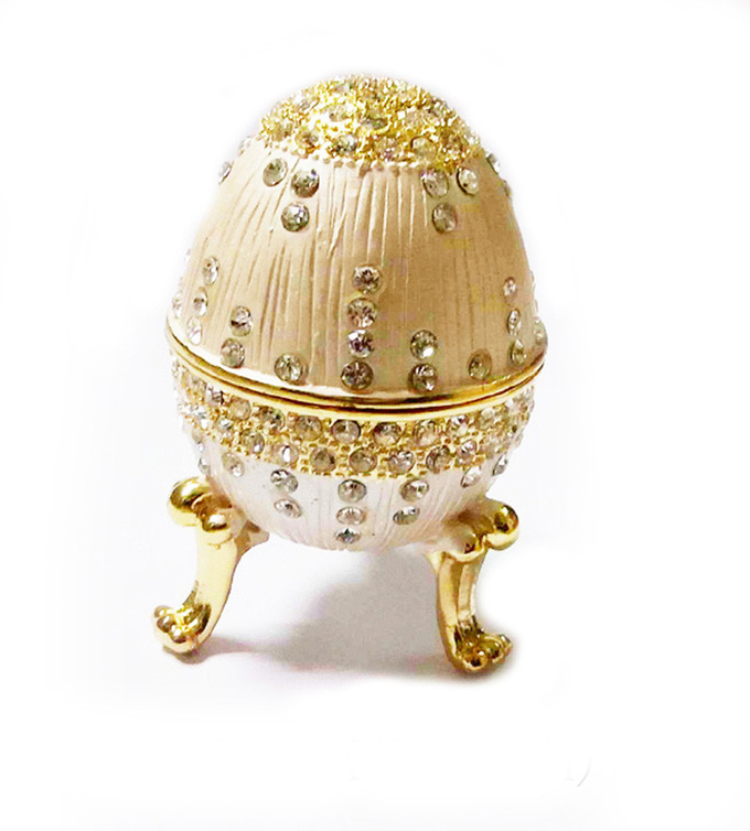 Faberge Egg Trinket Box Home Decorative Box Decorative Faberge Egg Trinket Jewel Box Enamel Easter Egg Jewelry Box