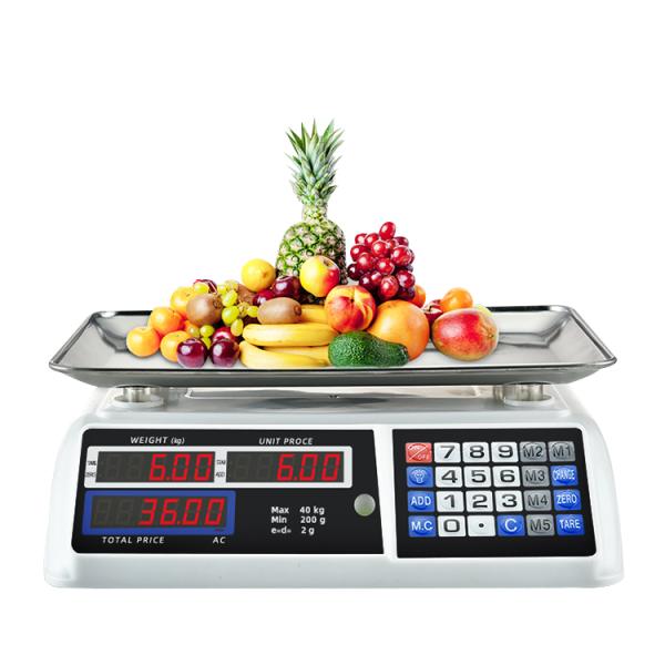 Commercial 40kg Electronic Scale WITH LID 30kg Vegetable Scale for Commercial division 1g