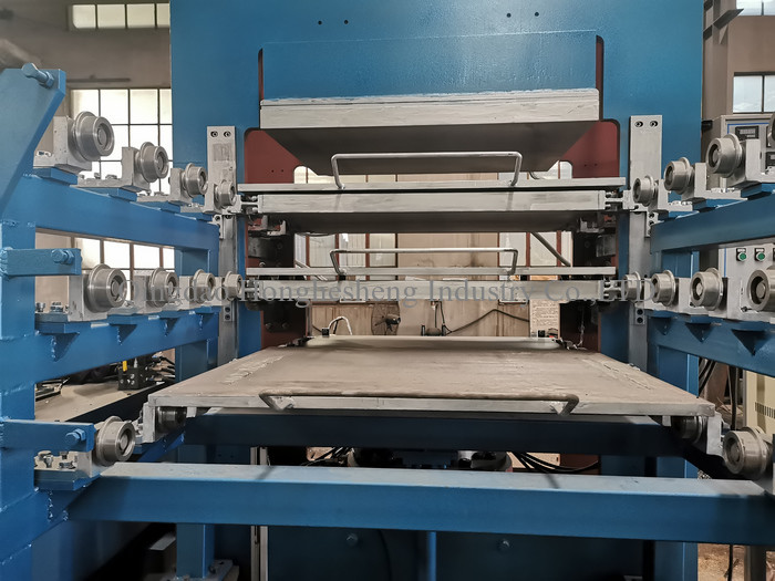 Large Type Rubber Sole Sheet Vulcanizing Press Machine