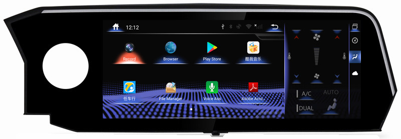 Ouchuangbo car radio gps wifi bluetooth for Lexus ES ES200 ES300h ES260 XV70 2018 support android 9.0 OS 8 Core CPU