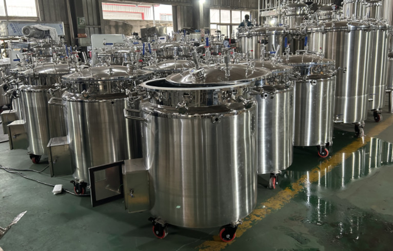 Food Pharmaceutical Industry Softgel Medicine Storage Tanks 0.02MPa To 0.06MPa