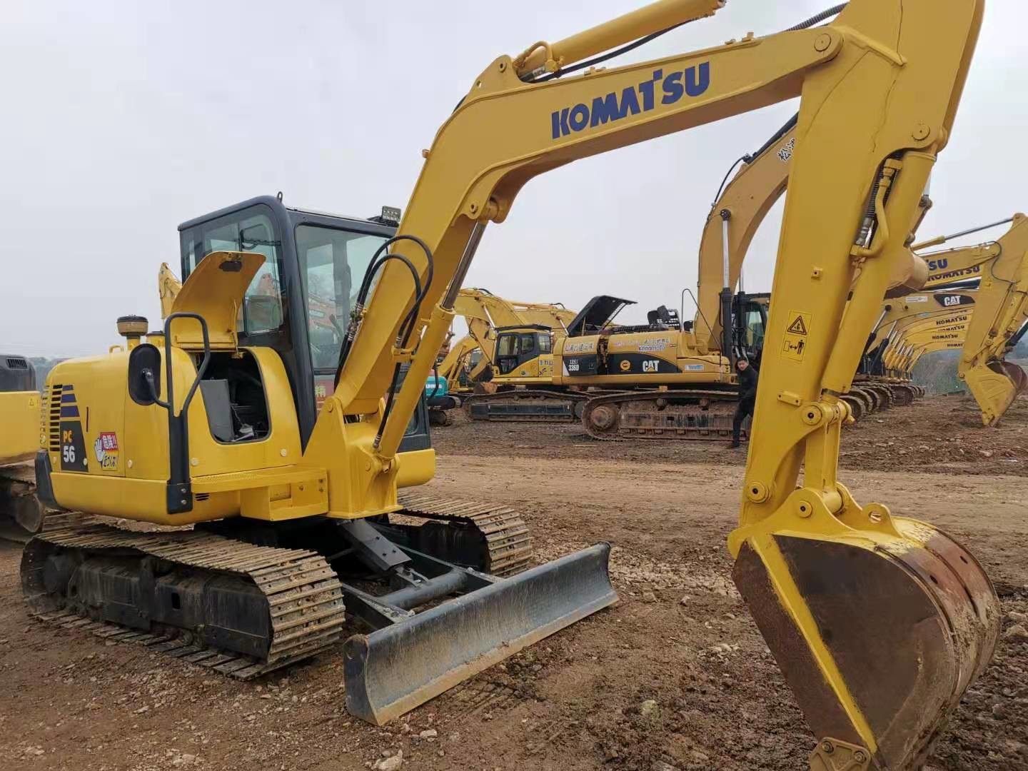 Hydraulic PC60-7 6T Japan Used Komatsu Mini Excavator