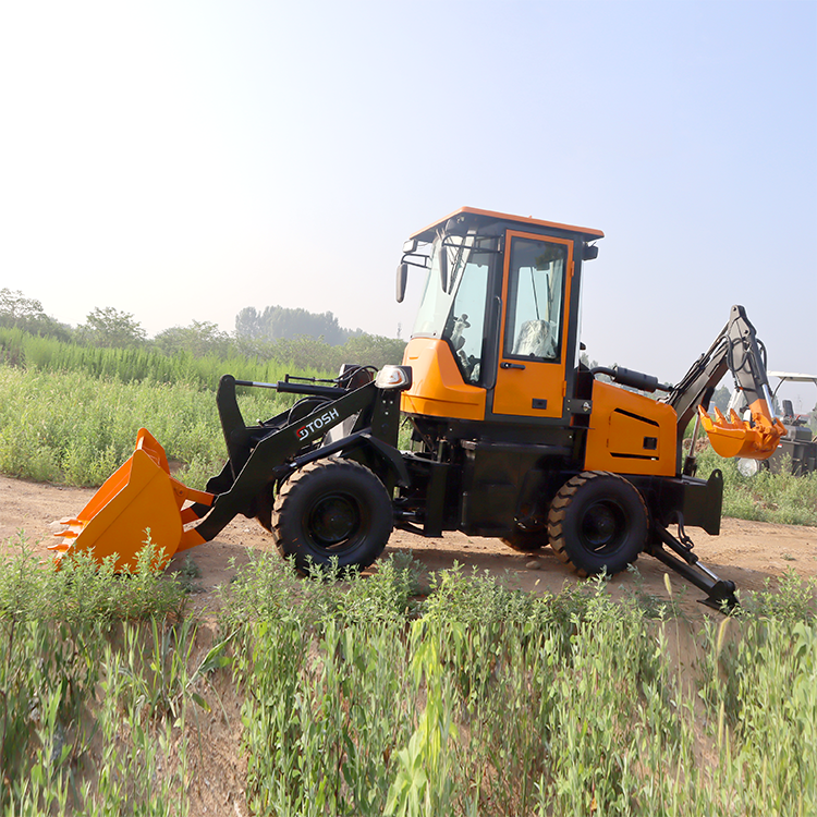 4x4 Attachment Front End Loader With Backhoe Mini Backhoe Loader