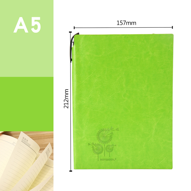2022 Custom Logo Pu Leather Softcover Notebook Journal for Daily Weekly Monthly Planner