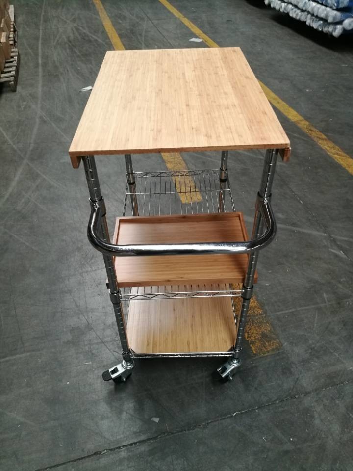 metal/ wood kitchen carts , Shelving, Carts & Racks | Wire Shelves Wire Shelving China