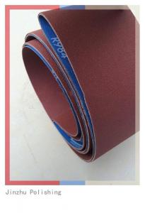 China Low Noise Custom Sanding Belts , Abrasive Cloth Belt With Small Dust on sale