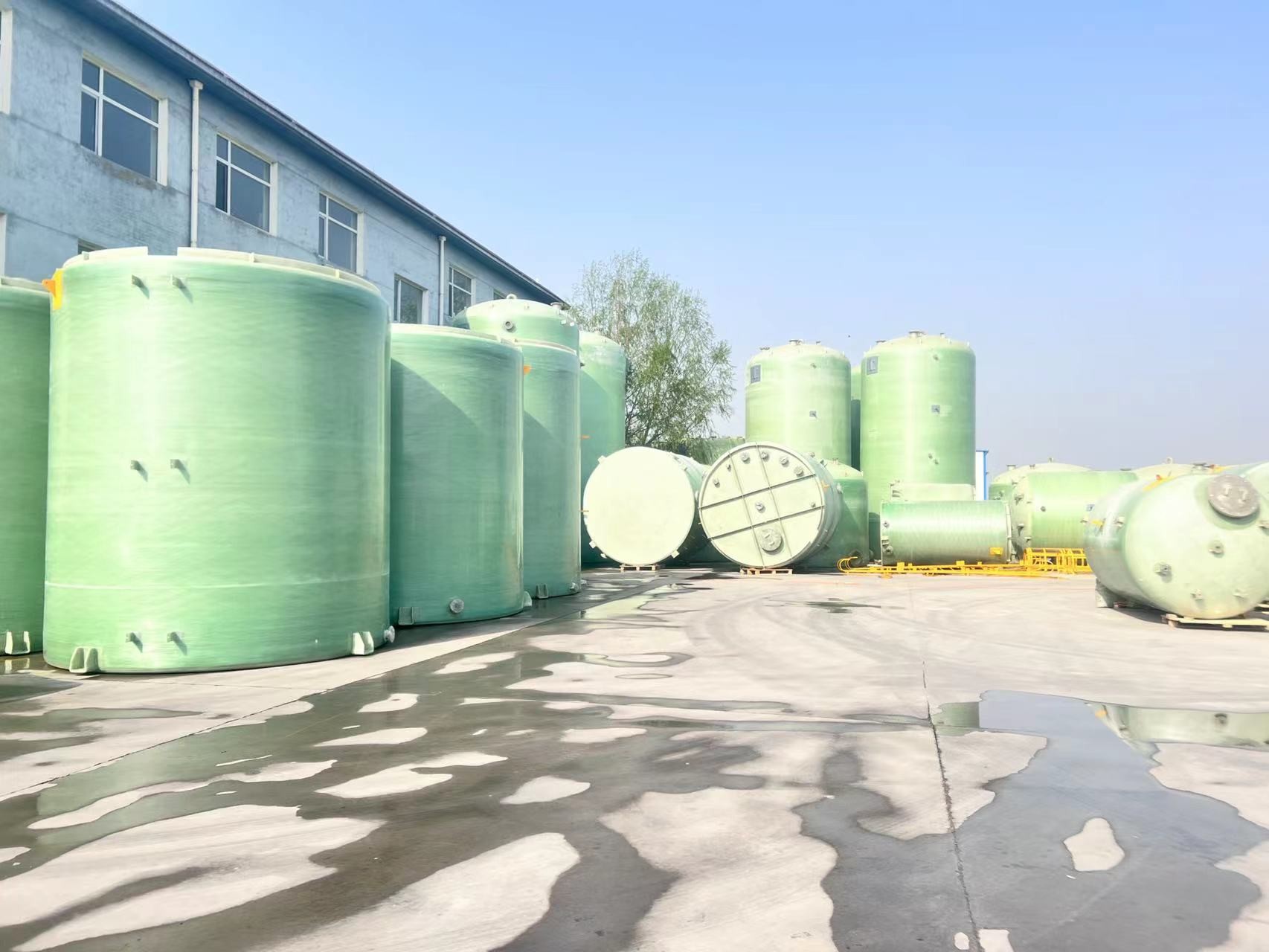 2000mm Vertical Frp Anti Septic Tank Pretreatment Glass Reinforced Plastic Water Tanks