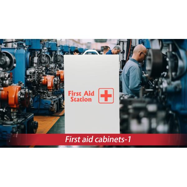 Medical Supplies First Aid Cabinet Refills Customization Size White First Aid Wall Mounted Cabinet