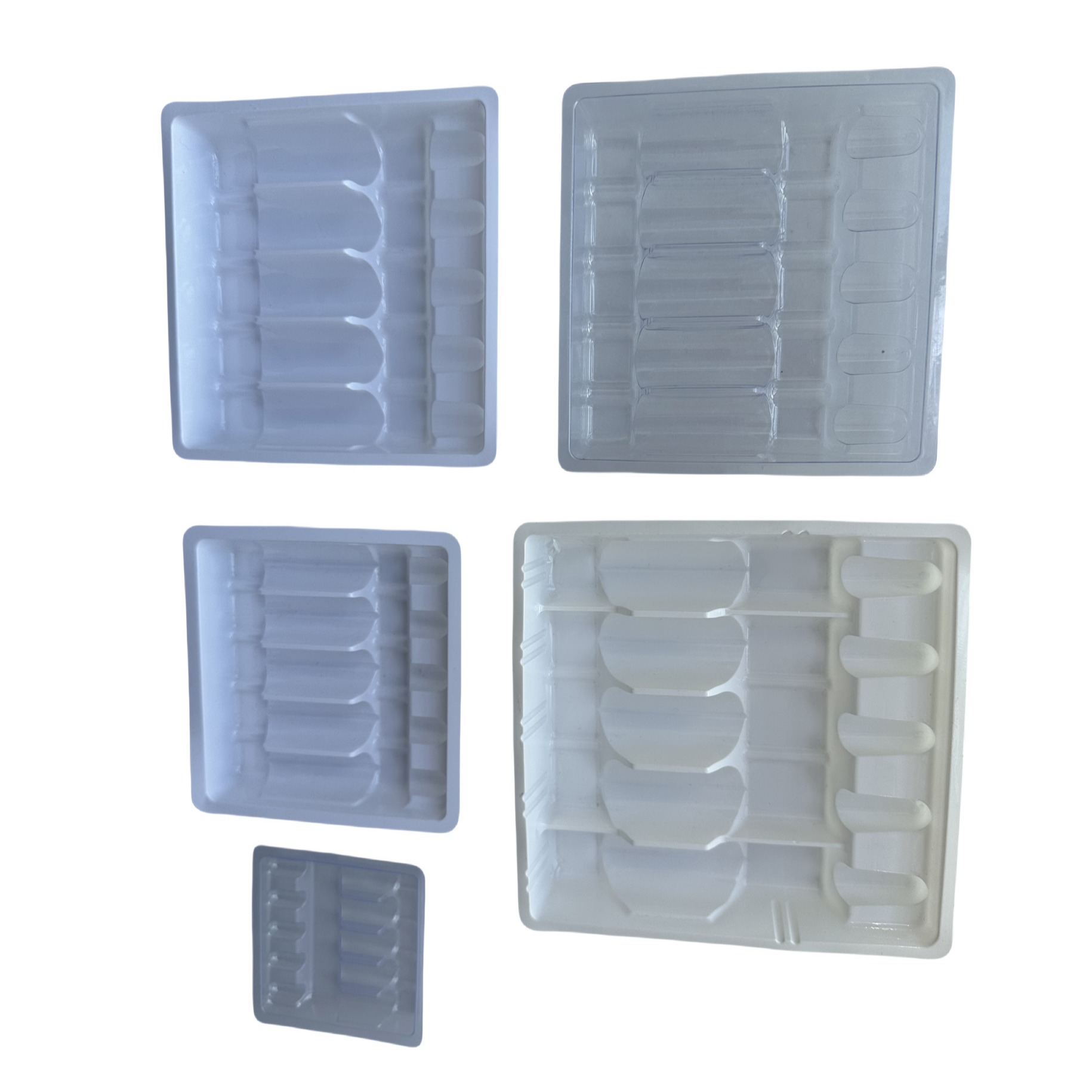 PET10ml packing plastic box ampoule tray custom security key products ampoule tray custom