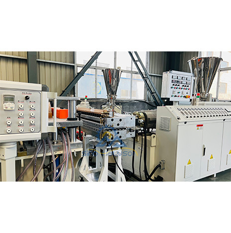 PVC Foam Advertising Panel Production Line With 38CrMoAlA Screw Material Perfect