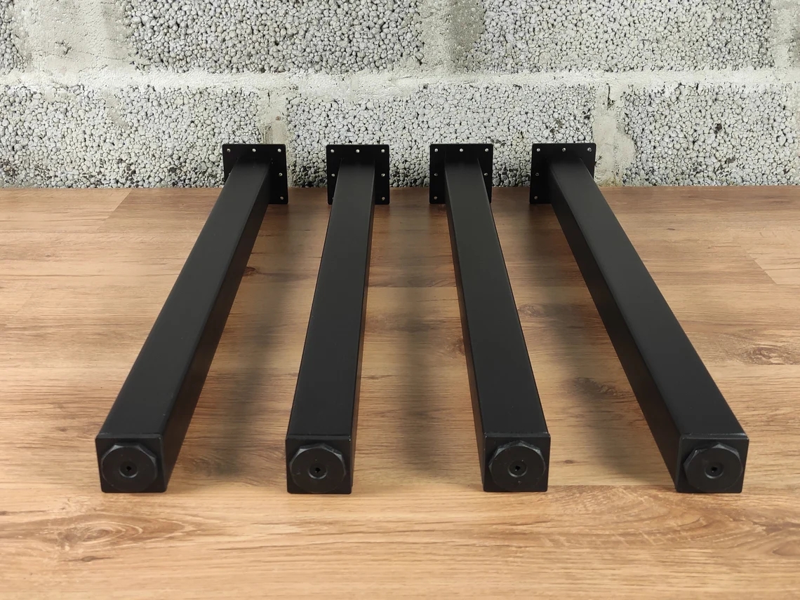Black Powder Coating Finish Industrial Dining DIY Coffee Table Legs for DIY Furniture