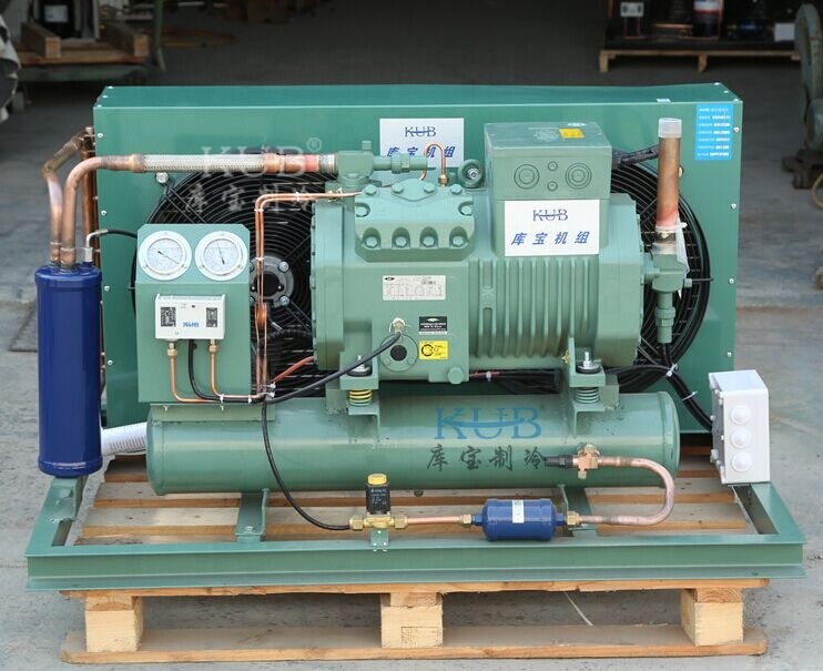 Semi Hermetic Refrigeration Condensing Unit Cooling System Piston Condensing Unit