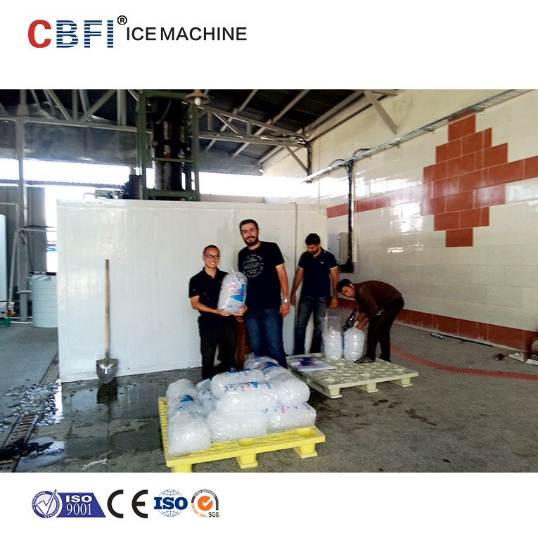 10 Tons Edible Tube Ice Making Equipment Applied For Cold Drink And Cooling Food