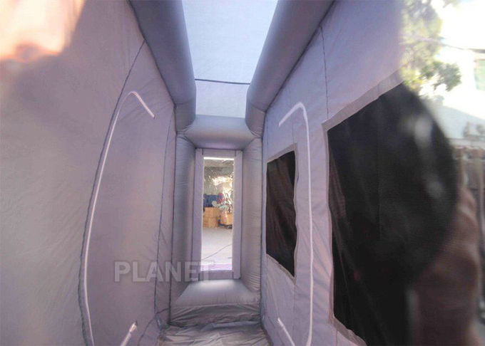 6m Long Inflatable Spray Paint Tent With PVC Tarpaulin Or Oxford Cloth Material