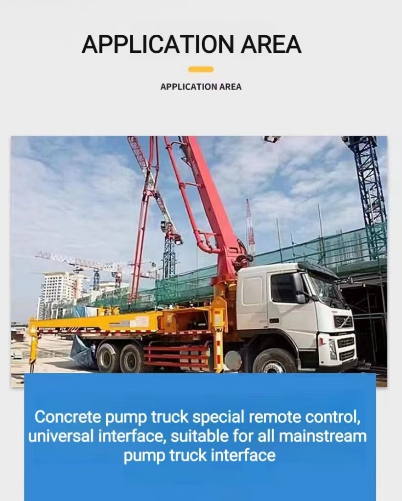 Putzmeister Concrete Pump Remote Controlwith Emergency Stop 433MHz-490MHz