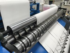 China Shaftless Hydraulic Paper Edge Protector Machine / Paper Slitter Rewinder Machine on sale