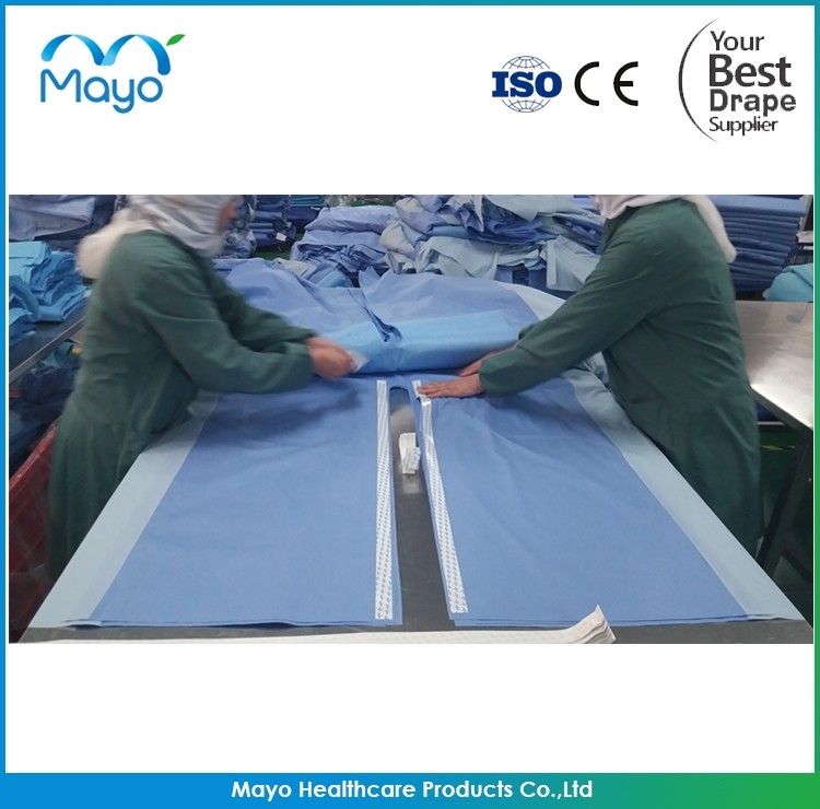 Non-woven Fabric Disposable Sterile Surgical Orthopedic Hip Drape