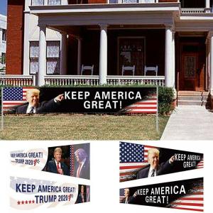 Buy cheap Polyester Donald Trump 300*50cm Advertising Banner Flags product