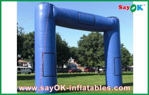 Buy cheap Blue Huge Inflatable Archway Oxford Fabric Commercial Inflatable Structure product