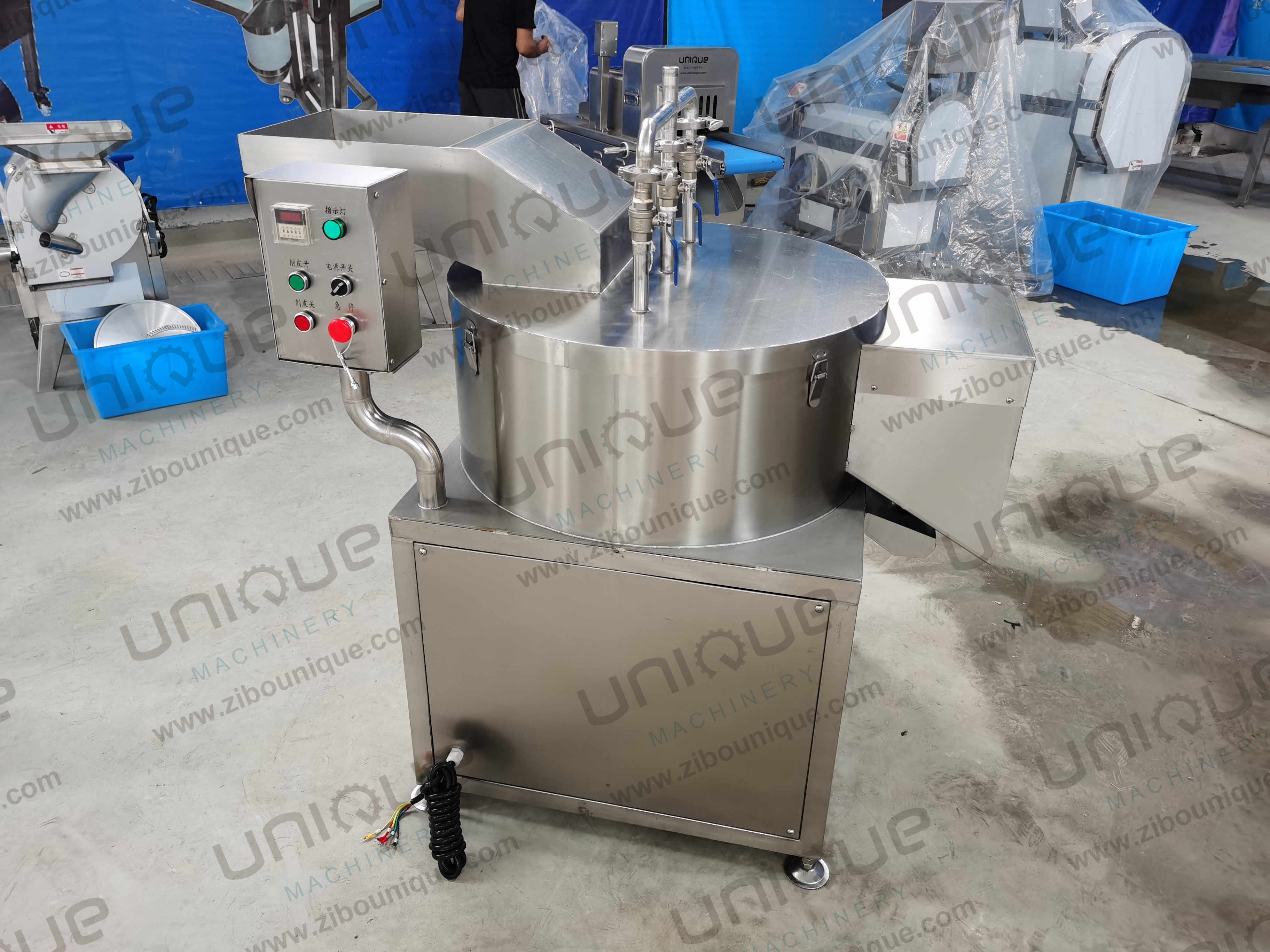 Vegetable Peeling Machine for Restaurant Root Vegetables in Peel Processing Line