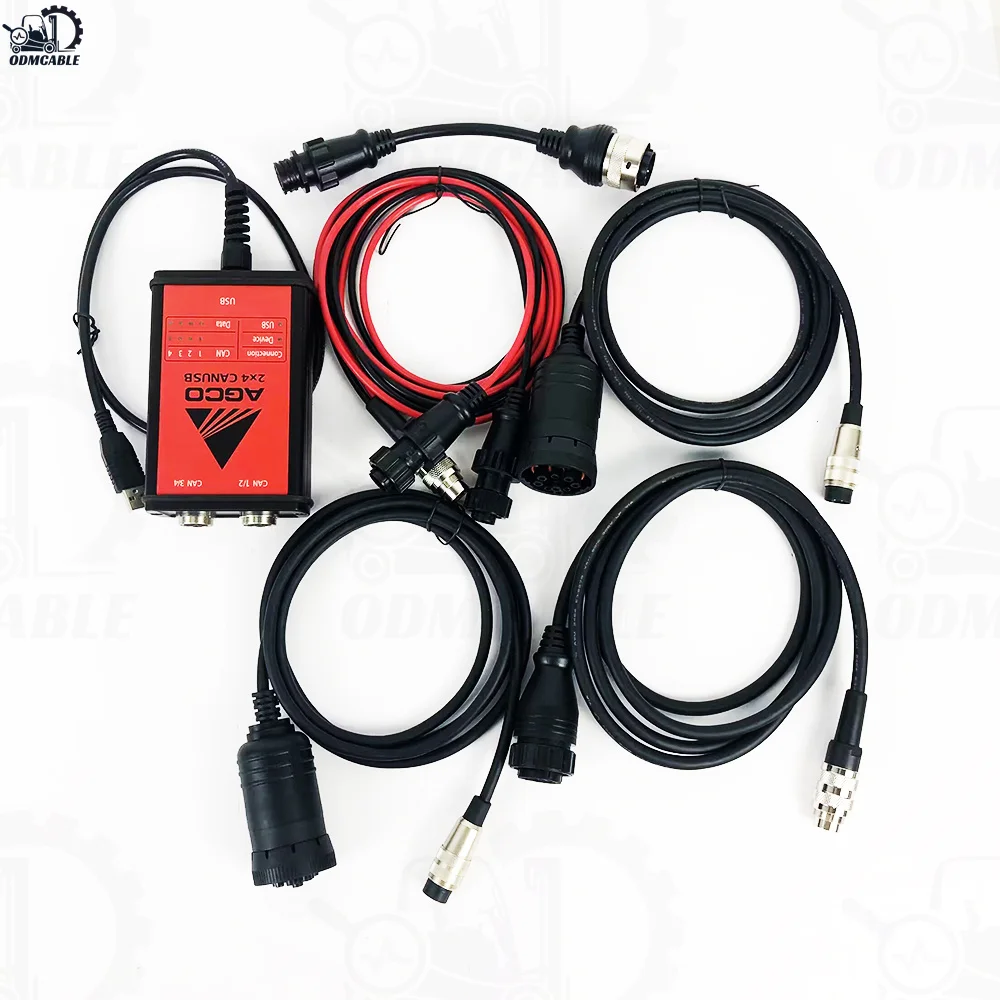 For AGCO OEM Massey Interface Electronic Diagnostic Tool use for AGCO CANUSB EDT Heavy Duty Agricultural Diagnosis Scan