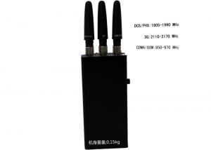 Buy cheap 3 Bands Portable Cell Phone Jammer Handheld For WiFi Bluetooth GPS 3G product