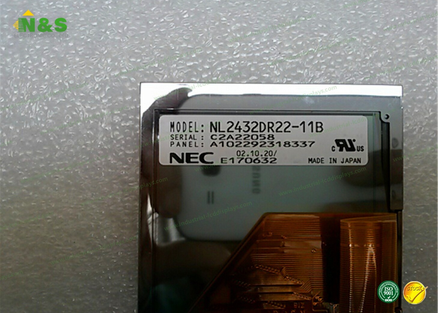 4.8 Inch NEC LCD Panel Portrait Type NL2432DR22-11B With Lcd Screen Module