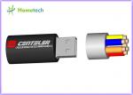 Cartoon USB Flash Drive / 3D Cable Cartoon USB Flash Drive for full capacity ,