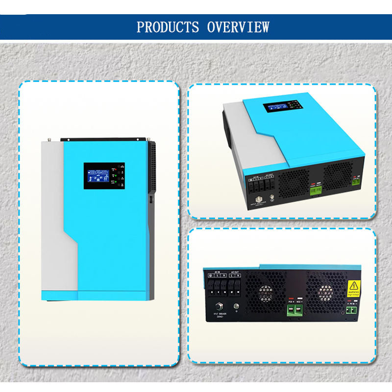 Wifi Pure Sine Wave Inverter 24V 48V Hybrid Solar Inverter With MPPT