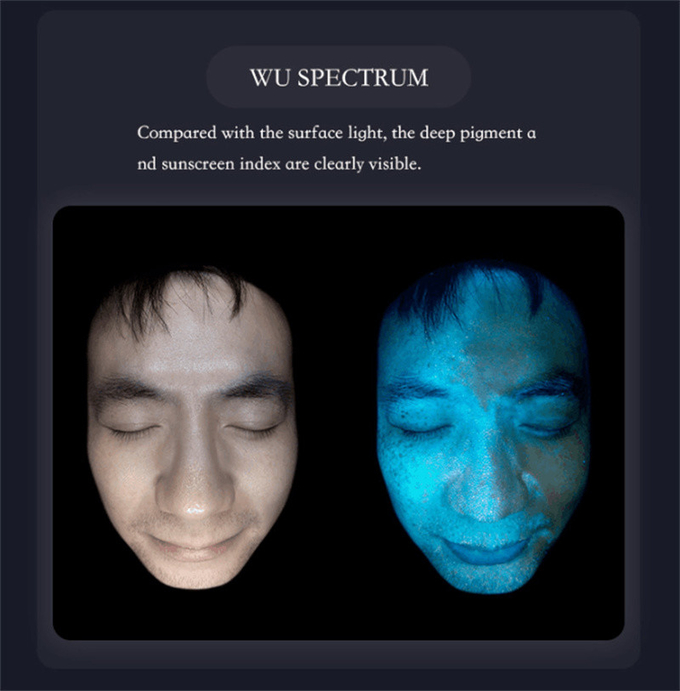 Portable 3d Skin Analysis Machine Wrinkle Pigment Scanner For Face