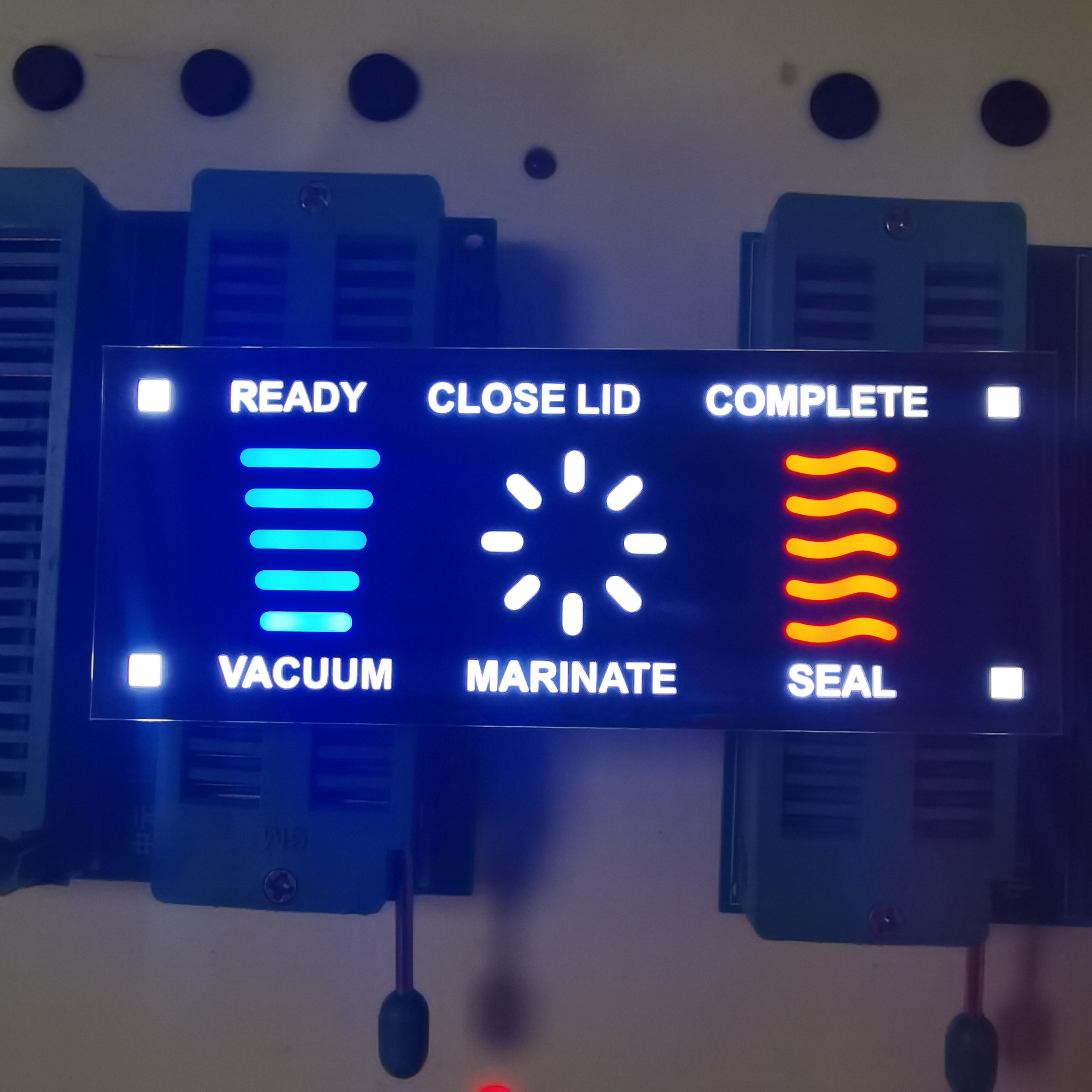 Multicolour 7 Segment LED Display 30mcd Common Cathode SGS For Vacuum Cleaner