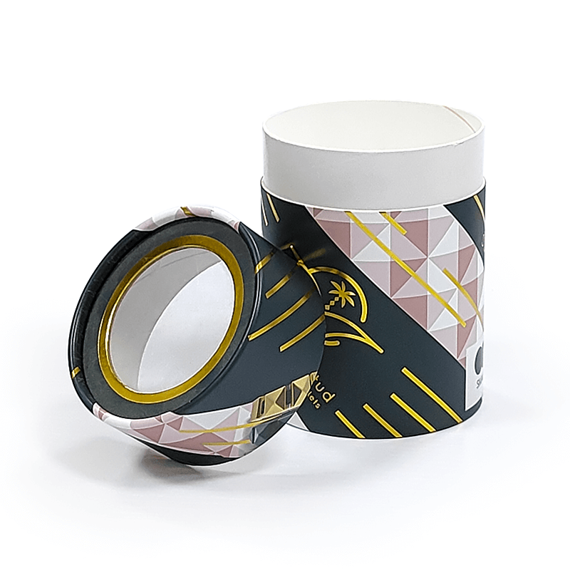 Custom Mailing Paper Tube Boxes Packaging For Candle