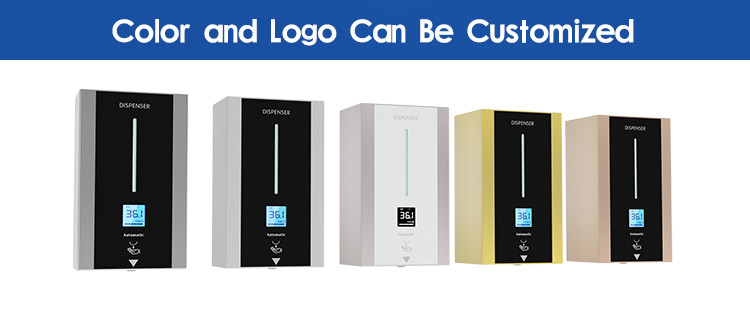 1000ML CE Digital Automatic Hand Sanitizer Dispenser Thermometer