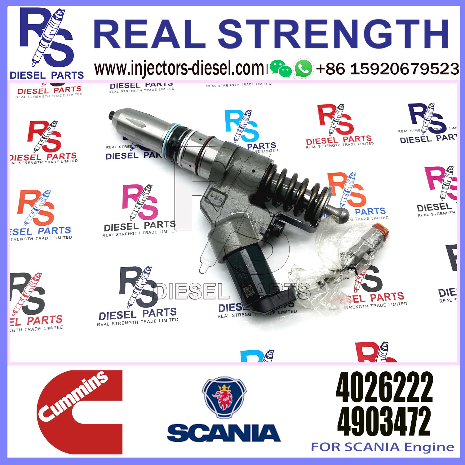 M11 ISM11 QSM11 Diesel Engine Fuel Injector 3411845 3095040 3411754 3411756 4026222 4061851 4902921 4903084 For SCANIA