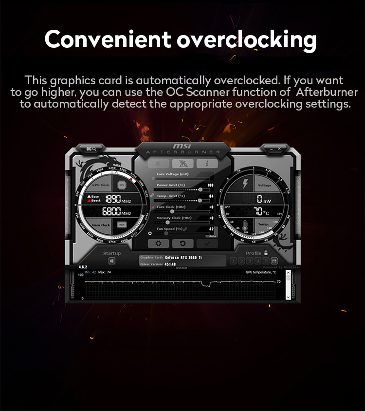 240W PC Gaming Graphics Cards 8G LHR Overclocking Edition RTX 3060 Ti Graphics Card