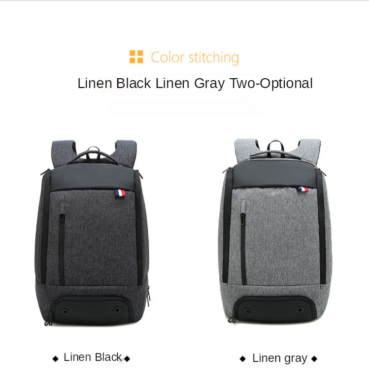 600D Multifunctional Anti Theft Backpack For 14'' Laptop
