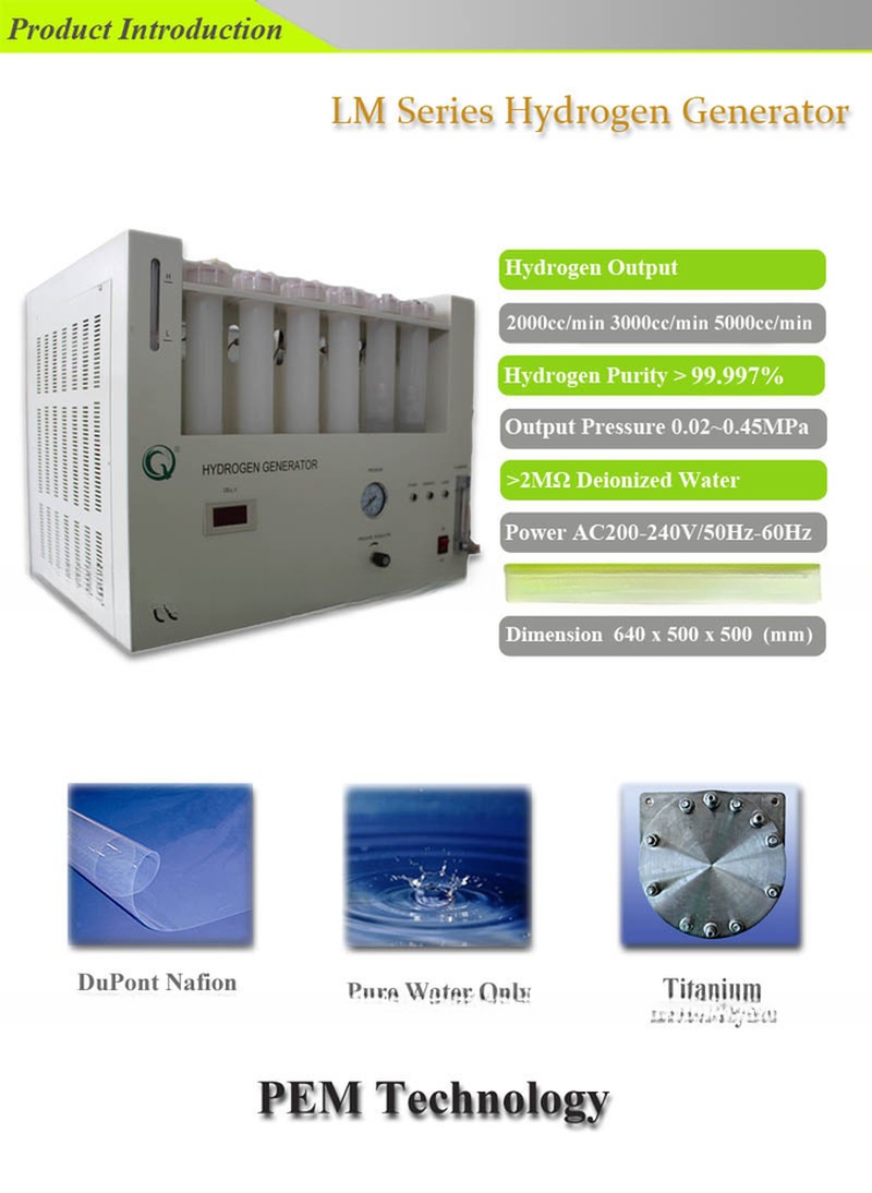 240V Power Supply Hydrogen Generator for Power Generation 0.45Mpa Delivery Pressure Gas