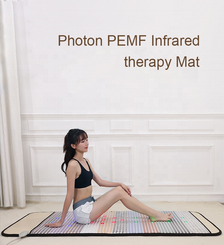 LVD Waterproof Infrared Healing Mat Crystal Amethyst Stones for Skin Tightening