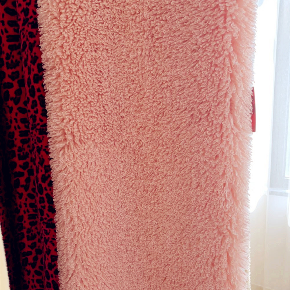 Anti Static Weft Knitted Faux Fur Fabric Knitted Lady Garments With 100% Polyester