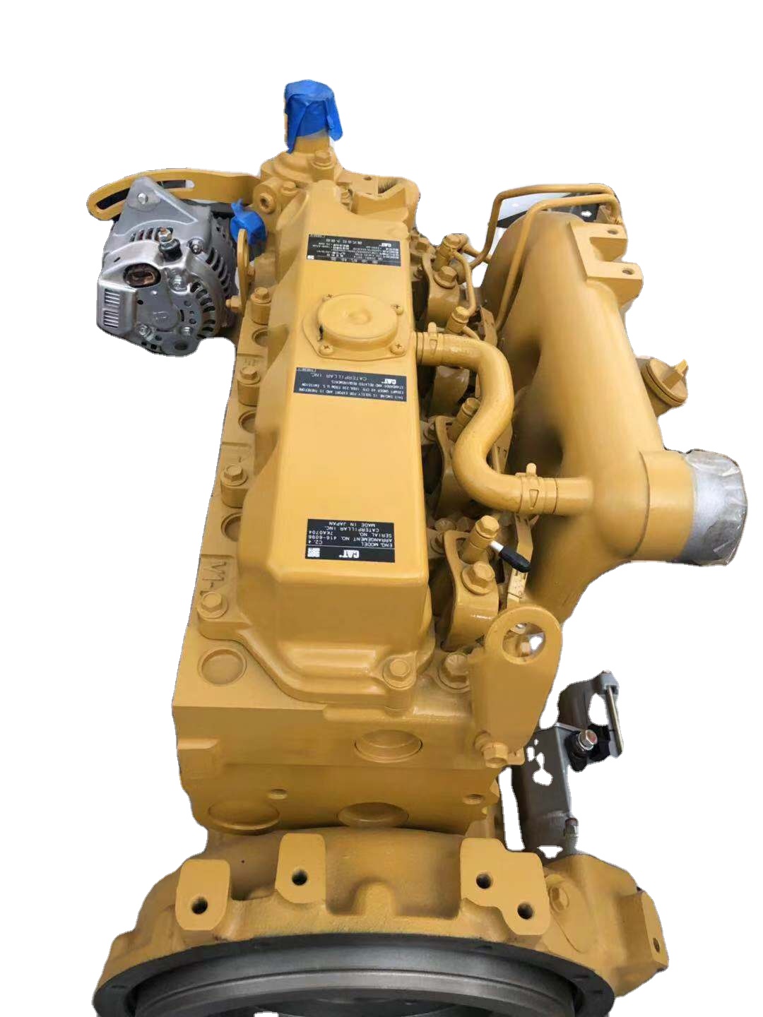 Kick Start C2.4 CAT Excavator Engine 70CC Diesel Motor Water Cooled