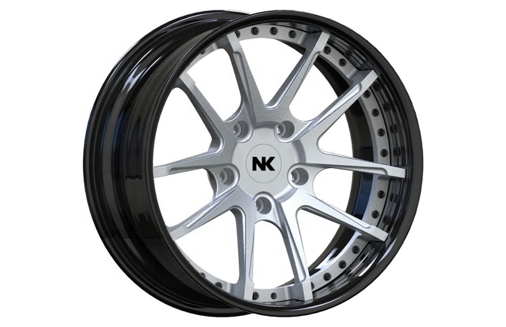 18 Inch forged 6061 T6 ultra-light weight car modification concave wheels rims for cars brushed silver wheel rims