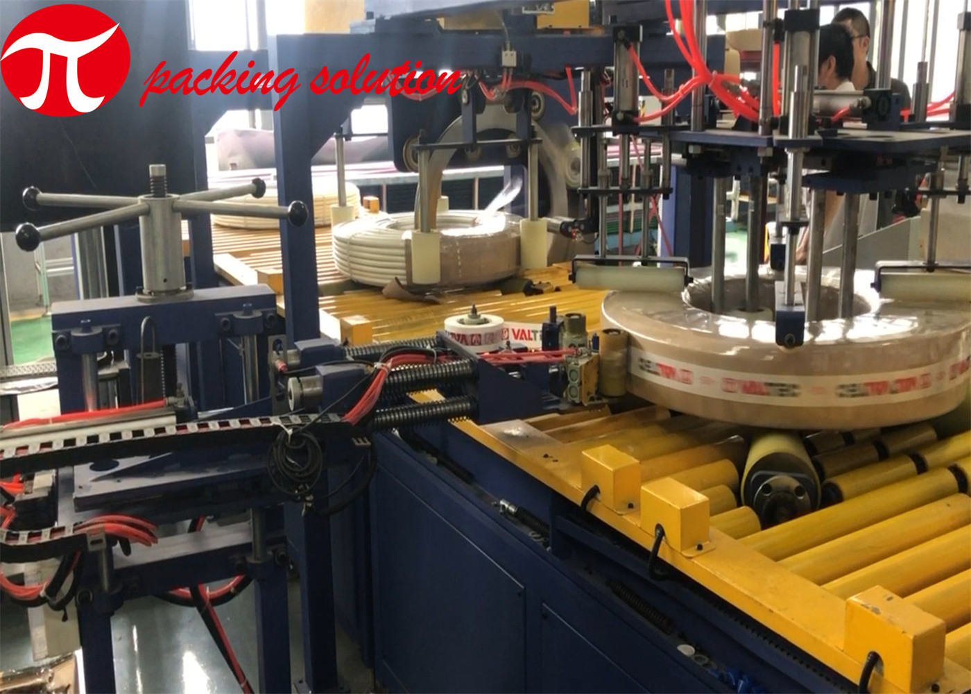 Plastic Pipe Packing Machine High Efficiency Automotic With Stacking Labeling System