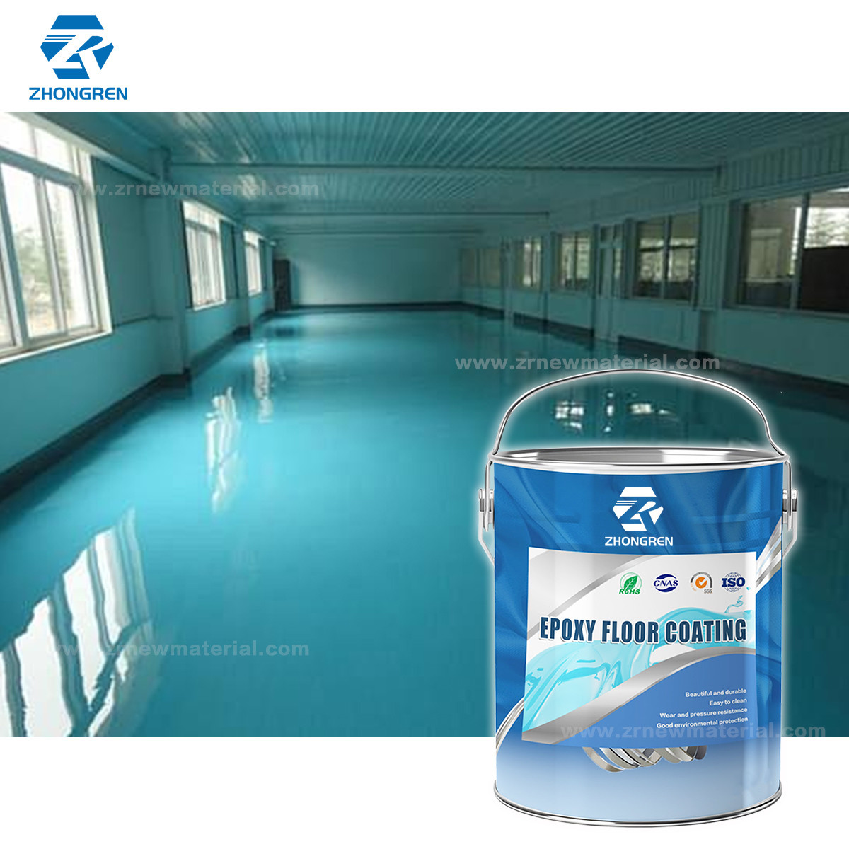 Self Leveling Concrete Latex Primer Low VOC Moisture Resistance Environmental