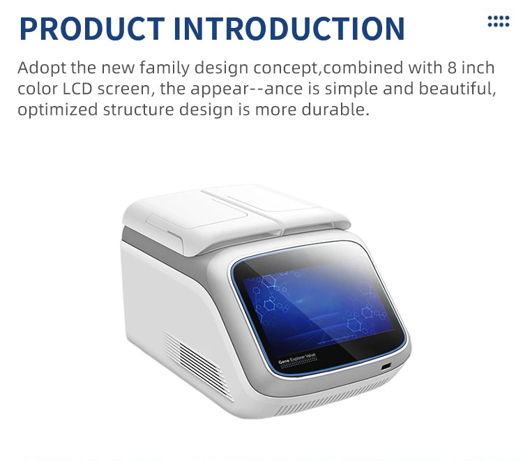 Medical Gradient Thermal Cycler for PCR Genes Life Science Equipments Automatic Hot-lid