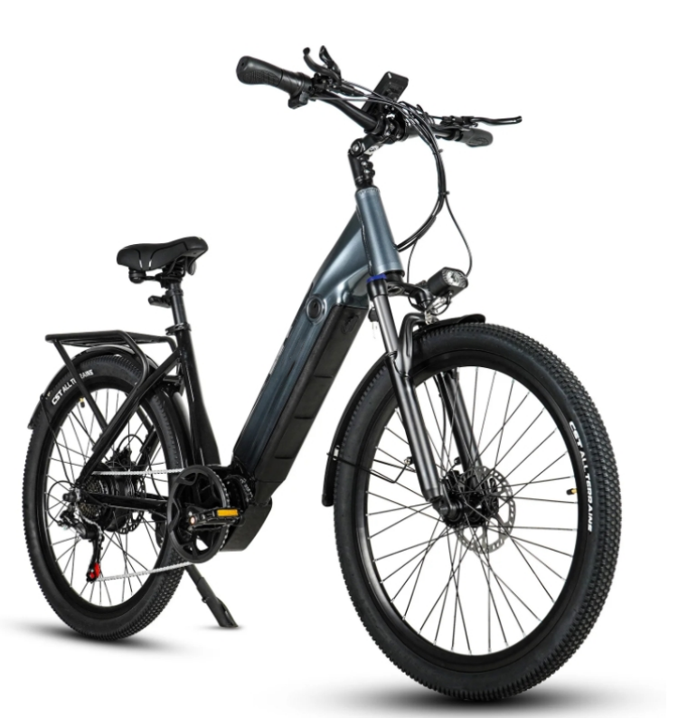 48V 17AH Battery Electric City Bike 26 Inch 7 Speed Ladies Step Through Electric Bike
