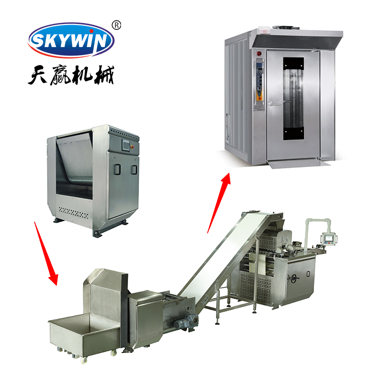 PLC Control Servo Motor Chocolate Cookies Manufacturing Machine