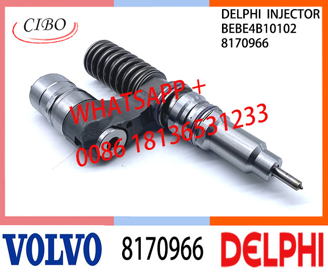 VOL 8170966 BEBE4B10102 Fuel engine Diesel Injector 8170966 BEBE4B10102 A1 for VOL D12 3124 US SPEC 340-425 HP